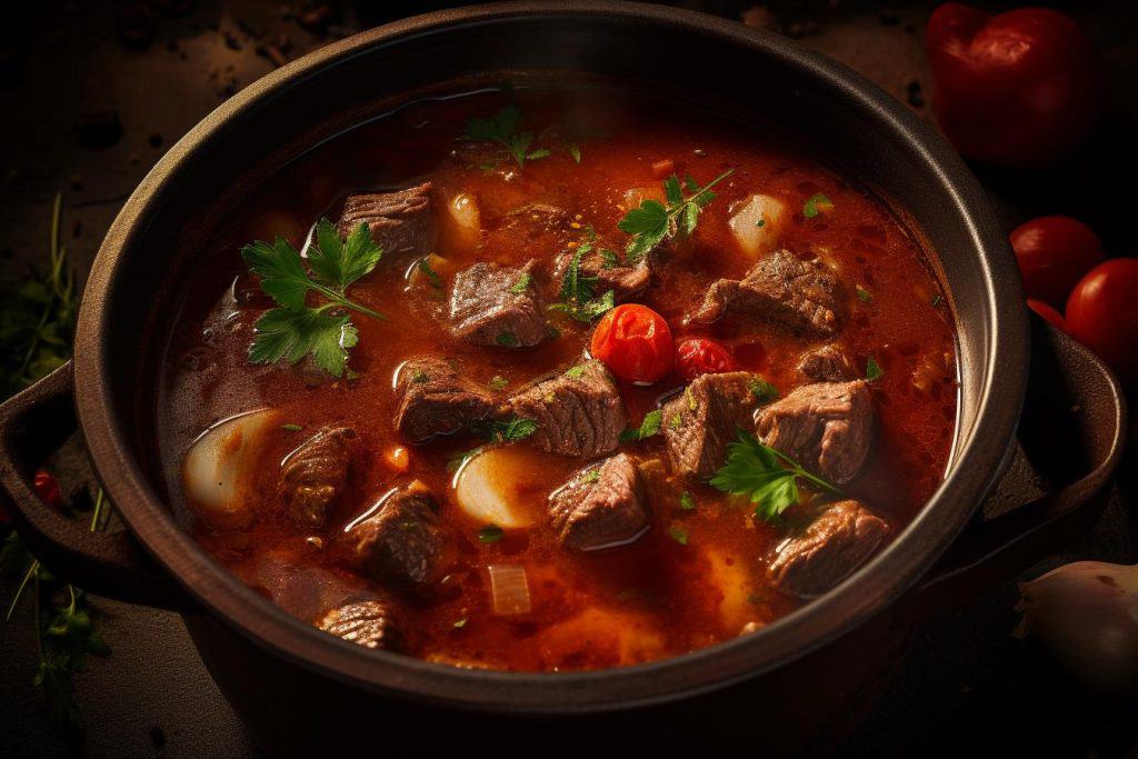 spanish style beef soup