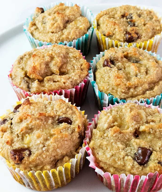 Bananenmuffins mit Mandelmehl