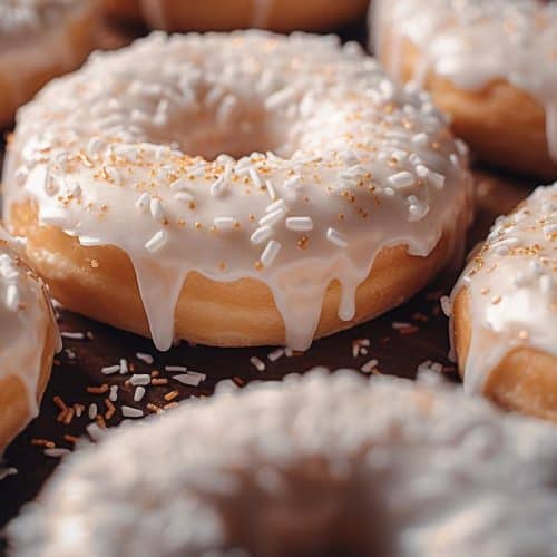 vanilla frosted donuts